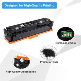 img 1 attached to 🖨️ High-Quality Compatible Toner Cartridge for Canon 045 and 045H - CRG-045H - Suitable for MF634 Color ImageCLASS MF634Cdw, MF632Cdw, LBP612Cdw, MF632 Printers - Black Ink, 1-Pack