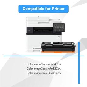 img 3 attached to 🖨️ High-Quality Compatible Toner Cartridge for Canon 045 and 045H - CRG-045H - Suitable for MF634 Color ImageCLASS MF634Cdw, MF632Cdw, LBP612Cdw, MF632 Printers - Black Ink, 1-Pack