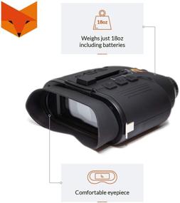 img 2 attached to 🔍 Nightfox 110R: Advanced Widescreen Night Vision Binocular with Infrared, Extended Range, and Recording Feature