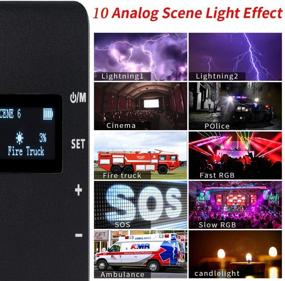 img 1 attached to 🎥 Enhanced 0-360 Full Color RGB Camera Video Light for DLSR Camera Camcorder Phone Vlog Video, 2500K-8500K Adjustable, Stepless Dimming 0-100%, CRI/TLCI 95+, with Battery - Camera Lighting Panel