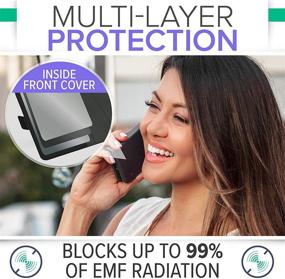 img 3 attached to 📱 Ultimate iPhone 11 EMF & 5G Radiation Protection: DefenderShield Compatible Case with Detachable Magnetic EMF Shield & RFID Blocking Wallet Case feat. Wrist Strap