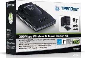 img 1 attached to 🔌 Enhance Your Connectivity with the Tremendous TRENDnet Wireless N 300 Mbps Travel Router Kit, TEW-654TR