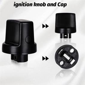 img 2 attached to 🔑 Ignition Key Push Turn Knob and Ignition Switch Base Replacement for Keyless Entry Mazda Speed 6, CX9, CX7 - D461-66-141A-02 (Turn Knob)