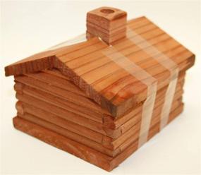 img 2 attached to 🏕️ Experience the Serenity with Paine's Red Cedar Log Cabin Incense Burner