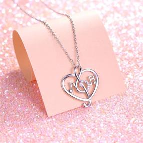 img 2 attached to 🎵 Sophisticated Sterling Silver Musical Pendant Necklace: Exquisite Girls' Jewelry