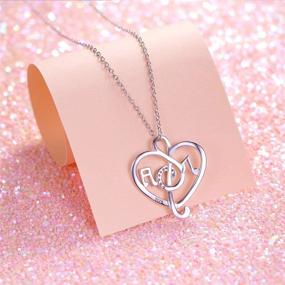 img 1 attached to 🎵 Sophisticated Sterling Silver Musical Pendant Necklace: Exquisite Girls' Jewelry