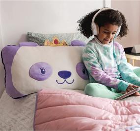 img 1 attached to 🐼 Soft Landing Everyday Escape Premium Character Pillow - Cute Panda Design