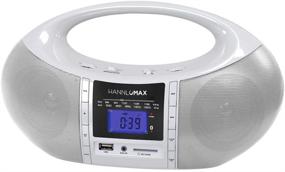 img 4 attached to 📻 Переносное радио HANNLOMAX HX-506R с Bluetooth, USB/SD MP3-проигрыванием, Aux-входом, двойным источником питания переменного тока и постоянного тока (белый)