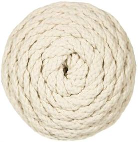 img 1 attached to 🧶 Craft County 6mm Bonnie Cord - 100 Yards in Length (Lamb's Wool)