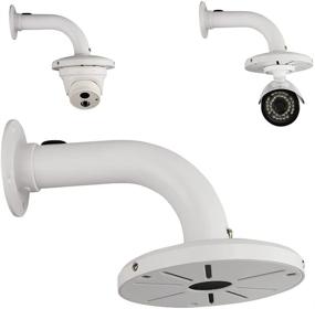 img 4 attached to Enhance Your Security System: Compcctv Universal Dome Camera Mount Bracket for CCTV/IP Cameras