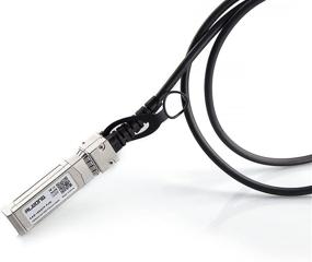 img 1 attached to 🔌 [2-Pack] 10 Gigabit Passive Twinax DAC Cable, 0.5m/1.64ft, SFP+ Direct Attach Copper Cable for Cisco SFP-H10GB-CU50CM, Ubiquiti, D-Link, Huawei, Intel, MikroTik, Netgear, TP-Link, and More Generic Devices