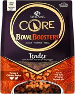 🐶 enhance your dog's wellness with wellness core bowl boosters: freeze-dried, healthy meal mixer, topper, or treat for picky eaters logo