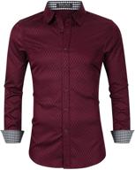 gollala casual sleeve regular business men's clothing for shirts: stylish & versatile options for the modern gentleman logo