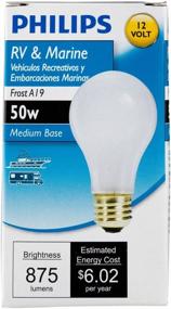 img 2 attached to 🚤 Philips 415265 RV and Marine 50-Watt A19 12-Volt Light Bulb: Efficient Lighting for Recreational Vehicles and Marine Applications