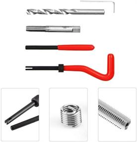 img 3 attached to 🔧 Efficient Auto Repair: Highking Tool M8 x 1.0 mm Thread Repair Kit for Easy M8-1.0 Thread Repair in Hand