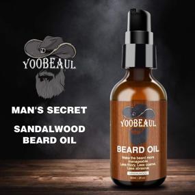 img 3 attached to 🧔 Classic Beard Oil 60ML: Organic Tea Tree & Jojoba Oils for Moisturized, Softened & Strengthened Beards! Sandalwood Scent & Premium Natural Conditioning