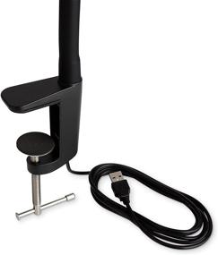 img 2 attached to 💡 UberLight Flex 3200TL Task Light – Portable Desk Light with Clamp, USB Connection, Flexible Gooseneck, Rotational Head, 9 Light Settings, up to 60,000 Hours of Use (Black)