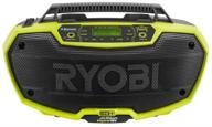 📻 ryobi p746 one+ 18-volt lithium ion / ac dual-powered am/fm stereo system with usb and bluetooth technology (radio only - battery, charger, and extension cord not included) logo