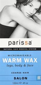 img 3 attached to Parissa Natural Hair Remover: Convenient Microwaveable Wax for Smooth Skin, 4 Fl.Oz