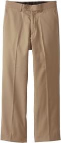 img 2 attached to 👖 Isaac Michael Solid Pants for Boys - High-Quality Dress Clothing