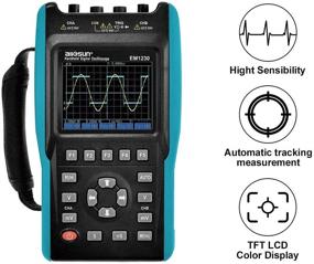 img 1 attached to 📊 Enhanced Performance: all-sun 2 in 1 Handheld Oscilloscope with Color Screen, Dual Channel Scope and Muti Meter - 25MHz