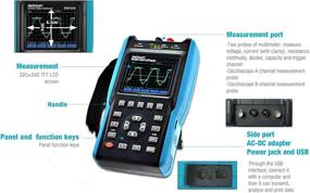 img 3 attached to 📊 Enhanced Performance: all-sun 2 in 1 Handheld Oscilloscope with Color Screen, Dual Channel Scope and Muti Meter - 25MHz