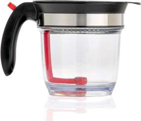 img 2 attached to Premium 4 Cup Fat Separator with Easy Bottom Release - Make Fat-Free Broth, Gravy, Soups & Sauces!