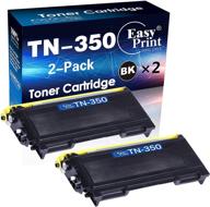 🖨️ easyprint 2-pack of black compatible tn-350 toner cartridge tn350 for brother intellifax-2820 2920 mfc-7220 mfc-7420 mfc-7820n printer logo