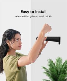 img 3 attached to 📺 Mount Plus MP-NS400: No Stud Tilt TV Wall Mount - Quick Studless Installation, Low Profile Design for 22-55" TVs Up to 70LBS - Securely Anchors TV to Dry Wall (1 Pack)