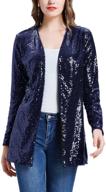 kancy kole womens sleeve sparkly women's clothing and coats, jackets & vests logo