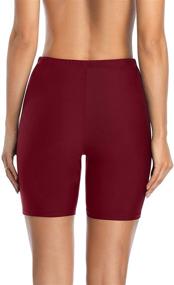 img 2 attached to Holipick Women's Clothing: Swim Shorts for Waisted Swimsuit Bottoms