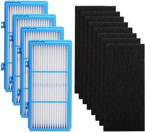 img 4 attached to 🌈 Colorfullife Replacement Filters for Holmes AER1 HEPA Type Total Air Filter - HAPF30AT and HAP242-NUC Compatible, Pack of 4 HEPA + 8 Carbon Booster Filters