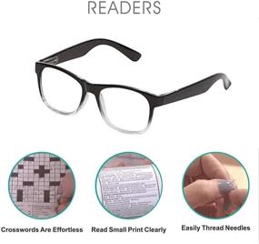 img 3 attached to 👓 One Power Readers Auto Focus Reading Glasses: Clear, Auto-Adjusting Optic for Men and Women – Read Small Print and Computer Screens with One Pair!