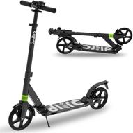 redliro adult scooter: adjustable handlebars, shock absorption, big wheels - folding sport kick scooter for teens & riders up to 220 lbs логотип