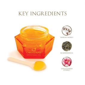 img 2 attached to 🍯 Origani Organic Manuka Honey Gentle Facial Peeling Gel: Refresh Your Skin with Gentle Exfoliation and Blackhead Removal, 1.69 Fl. Oz