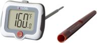 🌡️ taylor precision products digital meat thermometer: accurate and convenient pivoting head instant read for kitchen, grill, bbq, and more! logo