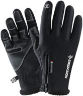 winter gloves waterproof cycling outdoor men's accessories logo