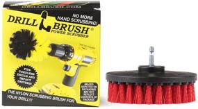 img 4 attached to 🧹 Power Brush - Outdoor Cleaning Brush - Birdbath Cleaner - Garden Sculptures - Stone Cleaner - Patio Fountains - Tombstones and Memorials