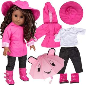 img 3 attached to 👗 Dress Along Dolly: American Doll Clothes and Accessories for Endless Styling Fun!