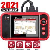 2021 model - launch obd2 scanner crp123 - engine/abs/srs/transmission diagnostic scan tool srs code reader with free updates logo