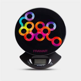 img 3 attached to 🖤 Elegant Black Framar Digital Hair Color Kitchen Food Gram Scale