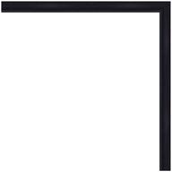 🖼️ optimized search: contemporary black wood picture frame - 11.7x16.5 - uv acrylic, foam board backing, hanging hardware included! logo