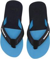 👣 quiksilver molokai eclipsed deluxe flip flop детская обувь для мальчиков: стильная и высококачественная обувь для мальчиков логотип