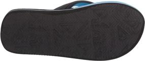 img 1 attached to 👣 Quiksilver Molokai Eclipsed Deluxe Flip Flop Детская обувь для мальчиков: Стильная и высококачественная обувь для мальчиков