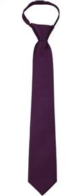 img 2 attached to Green Years Solid Zipper Boys' Accessories - B U ZIP ADF 32 Neckties