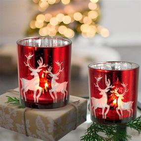 img 2 attached to Christmas Holders Tealight Decorations Bathroom Home Decor