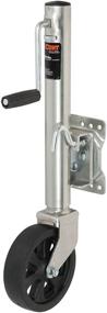 img 4 attached to 🚤 CURT 28116 Marine Boat Trailer Jack - 8-Inch Wheel, 1,500 lbs. Capacity, 11 Inches Vertical Travel