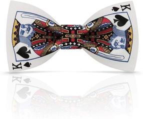 img 4 attached to 🎀 Lanzonia Bowtie Novelty American Patterned Boys' Accessories: Perfect Bow Ties for a Stylish Twist!