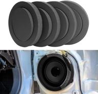 🔊 vofono speaker fast rings 6.5 inch [4 pcs]: enhanced bass blocker kit for car speakers logo