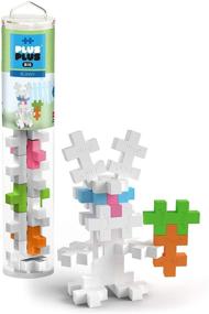 img 4 attached to PLUS PLUS Big - Instructed Tube - 15 Piece Bunny - Construction Building Stem / Steam Toy